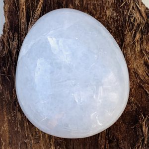 Blauwe Calciet mineraal gepolijst