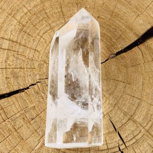 Bergkristal mineraal punt
