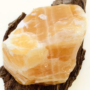 Oranje Calciet kamerstuk ruw